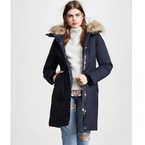 Mackage Kerry Down Parka in Navy